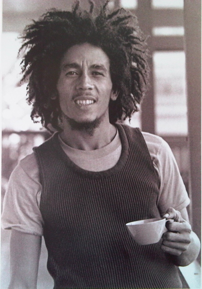 re_Bob Marley Drinking Coffee