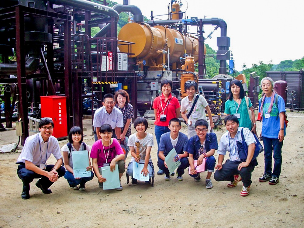 土湯温泉（小水力発電・地熱発電）見学（7月）